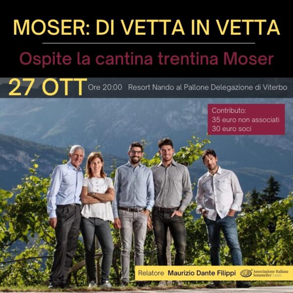 Cantina Moser evento Ais Lazio