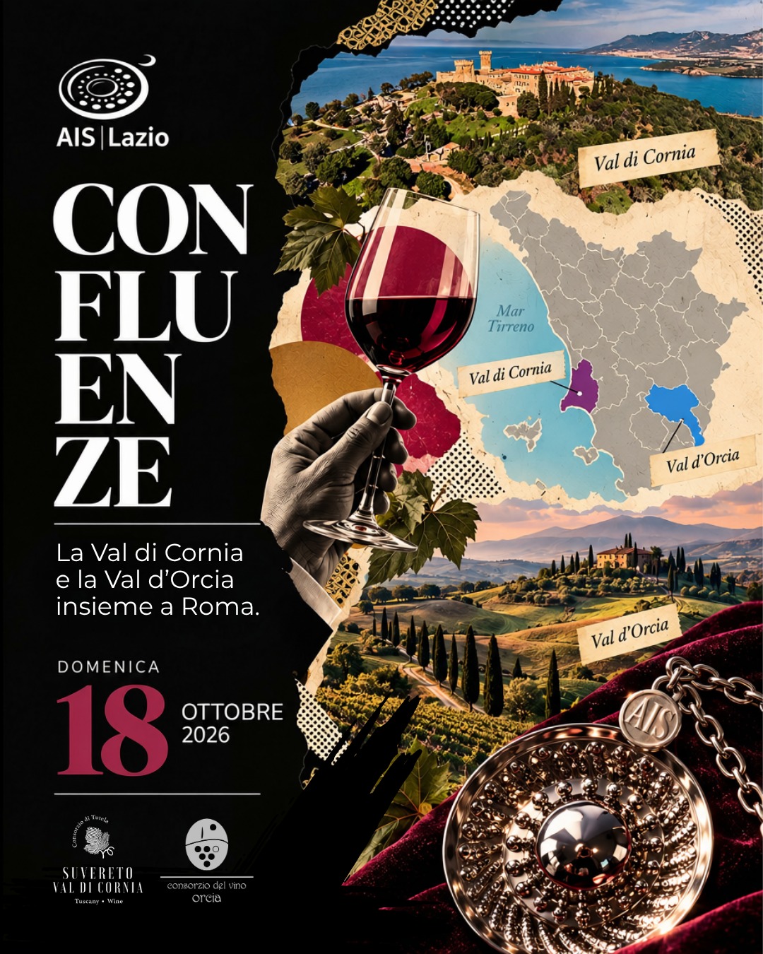 Confluenze - La Val di Cornia e l'Orcia insieme a Roma